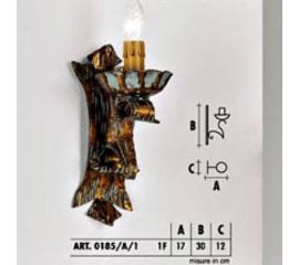 Настенный светильник  Longobard GRANADA 0185/A/1 1F, фото 1