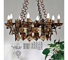 Подвесной светильник  Longobard GRANADA 0185/1 6F, фото 1