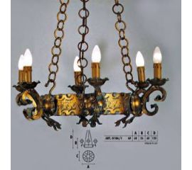 Подвесной светильник  Longobard GRANADA 0186/1 6F, фото 1