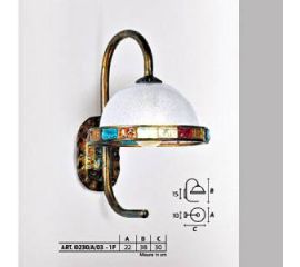 Настенный светильник  Longobard 0230/A/03 1F, фото 1