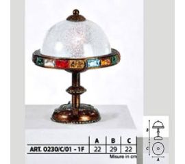 Настольный светильник  Longobard 0230/С/01 1F, фото 1