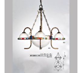 Подвесной светильник  Longobard 0230/14 3+3F, фото 1