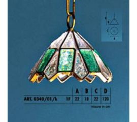 Подвесной светильник  Longobard ERREBI 0340/01/k 1F, фото 1