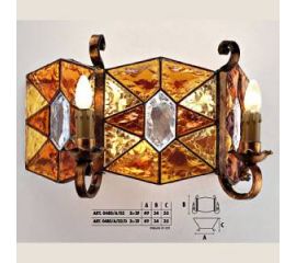 Настенный светильник  Longobard 0480/A/03 3+2F, фото 1