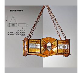 Подвесной светильник  Longobard 0480/04 4F, фото 1