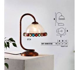 Настольный светильник  Longobard 0500/С/05 1F, фото 1