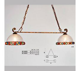 Подвесной светильник  Longobard 0500/08 2F, фото 1