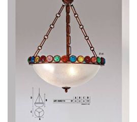 Подвесной светильник  Longobard 0500/14 3F, фото 1