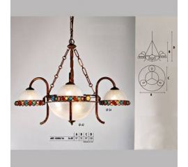 Подвесной светильник  Longobard 0500/16 3+3F, фото 1