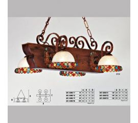 Подвесной светильник  Longobard 0500/17 4F, фото 1