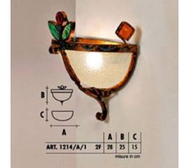 Настенный светильник  Longobard 1214/A/1 2F, фото 1