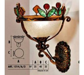 Настенный светильник  Longobard 1214/A/3 1F, фото 1