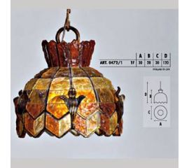 Подвесной светильник  Longobard 1234 0472/1 1F, фото 1
