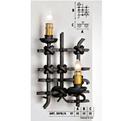 Настенный светильник  Longobard GRANADA 3078/A 2F, фото 1