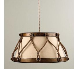 Подвесной светильник Lustrarte Rustico Tambor Mod.529, фото 1