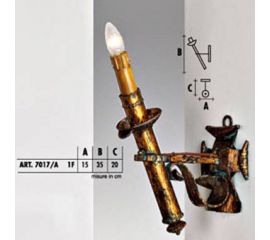 Настенный светильник  Longobard GRANADA 7017/A 1F, фото 1