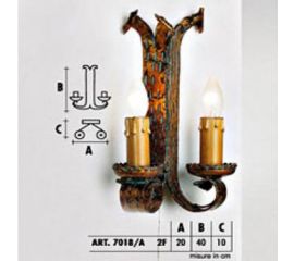 Настенный светильник  Longobard GRANADA 7018/A 2F, фото 1