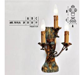 Настенный светильник  Longobard GRANADA 7019/A 3F, фото 1