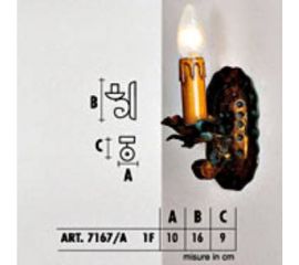 Настенный светильник  Longobard GRANADA 7167/A 1F, фото 1