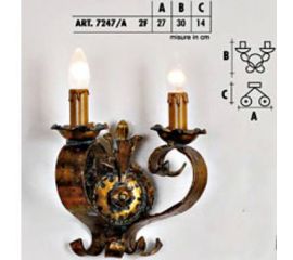 Настенный светильник  Longobard GRANADA 7247/A 2F, фото 1