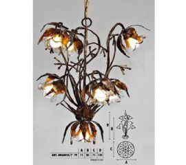 Подвесной светильник  Longobard BRANCO/7 7F, фото 1