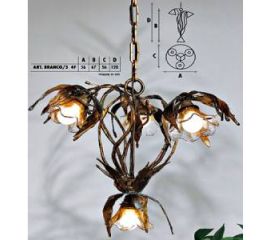 Подвесной светильник  Longobard BRANCO/5 4F, фото 1