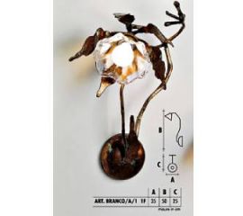 Настенный светильник  Longobard BRANCO/A/1 1F, фото 1