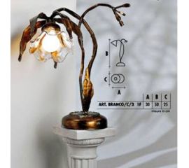 Настольный светильник  Longobard BRANCO/C/3 1F, фото 1