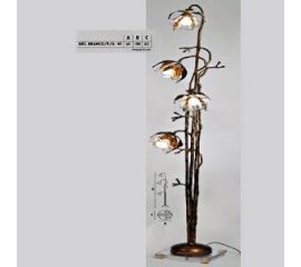 Напольный светильник  Longobard BRANCO/P/6 4F, фото 1