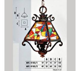 Подвесной светильник  Longobard DALY 0103/1 1F, фото 1