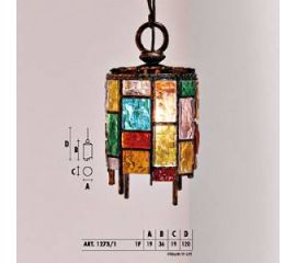 Подвесной светильник  Longobard DALY 1273/1 1F, фото 1