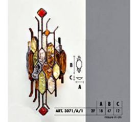 Настенный светильник  Longobard DALY 3071/A/1 2F, фото 1