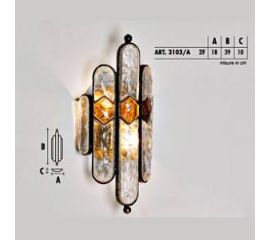 Настенный светильник  Longobard DALY 3103/A 2F, фото 1