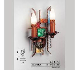 Настенный светильник  Longobard DALY 7128/А 2F, фото 1