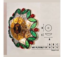 Настенный/потолочный светильник  Longobard PL/0180/1 3F, фото 1