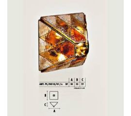 Настенный/потолочный светильник  Longobard ERREBI PL/0310/01/x 3F, фото 1