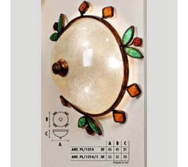 Настенный/потолочный светильник  Longobard PL/1214 3F, фото 1