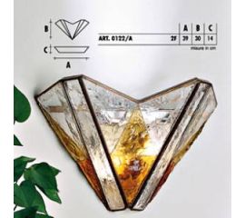 Настенный светильник  Longobard MADRID 0122/A 2F, фото 1