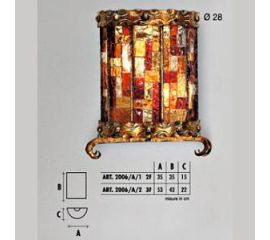 Настенный светильник  Longobard PAGODA 2006/A/1 2F, фото 1