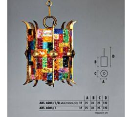 Подвесной светильник  Longobard PAGODA 6005/1 1F, фото 1