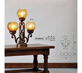 Настольный светильник  Longobard 0580/С/01 3F, фото 1