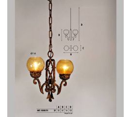 Подвесной светильник  Longobard 0580/01 2F, фото 1