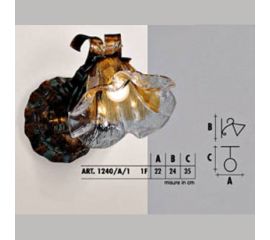 Настенный светильник  Longobard VALENCIA 1240/A/1 1F, фото 1
