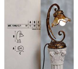 Настольный светильник  Longobard VALENCIA 1248/С/1 1F, фото 1