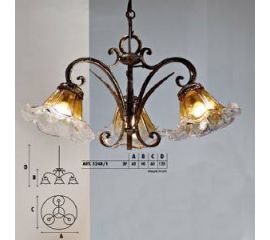 Подвесной светильник  Longobard VALENCIA 1248/1 3F, фото 1