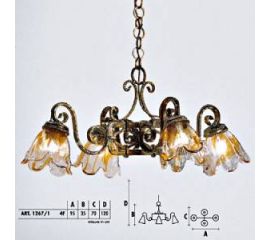 Подвесной светильник  Longobard VALENCIA 1267/1 4F, фото 1