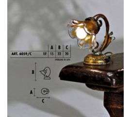 Настольный светильник  Longobard VALENCIA 6059/С 1F, фото 1