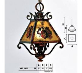 Подвесной светильник  Longobard STEMMI 0102 1F, фото 1