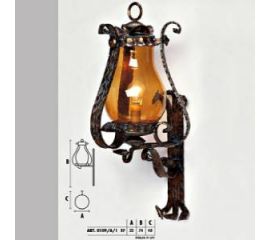 Настенный светильник  Longobard TOLEDO 0109/A/1 1F, фото 1