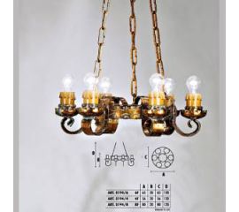 Подвесной светильник  Longobard TOLEDO 0194/4 4F, фото 1